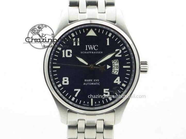 MIROTIME 0320 Mark XVII 1:1 MK Maker Best Edition SS Black Dial On SS Bracelet A OnTrend 7375